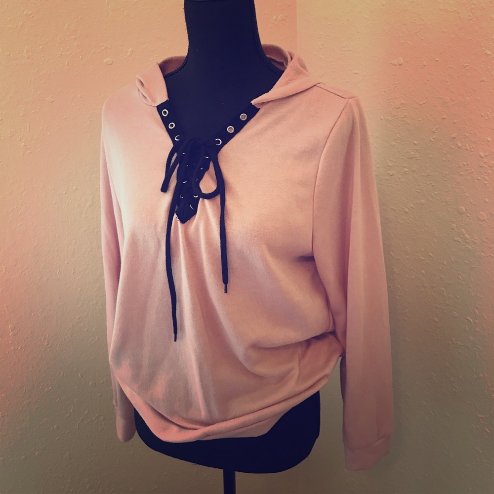 🌸No Boundries🌸 Pink Lightweight Hoodie